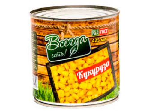 Всегда Есть Кукуруза 425 мл,Ж/Б