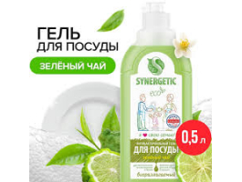 SYNERGETIC Ср-во д/посуды 0,5 л Зелёный чай (14)