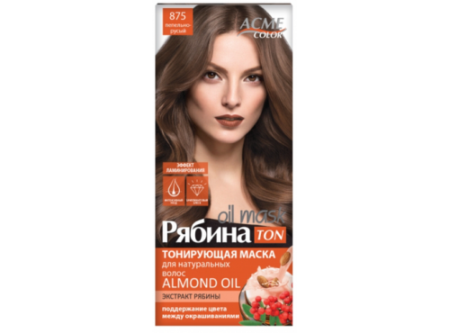 Акме колор Рябина Маска д/волос тон 875 пепельно русый